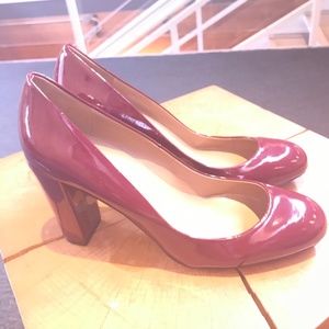 Ann Taylor Patent Leather Pumps Size 8